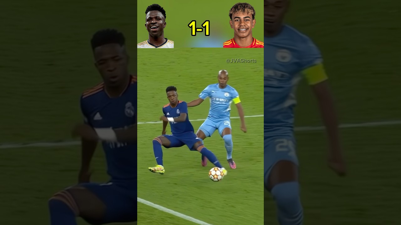 Vini Jr VS Lamine Yamal 🔥   #football #lamineyamal #viniciusjr #vinicius #realmadrid #skills