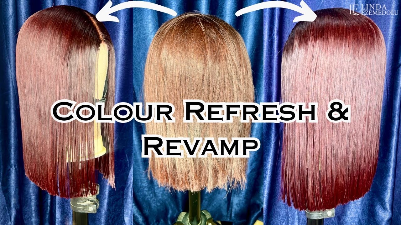 HOW TO REVAMP, COLOUR REFRESH & STYLE YOUR BONE STRAIGHT WIG