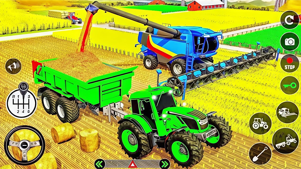 Modern Tractor Farming Driving Simulator 3D -New Tractor Games - Android Gameplay