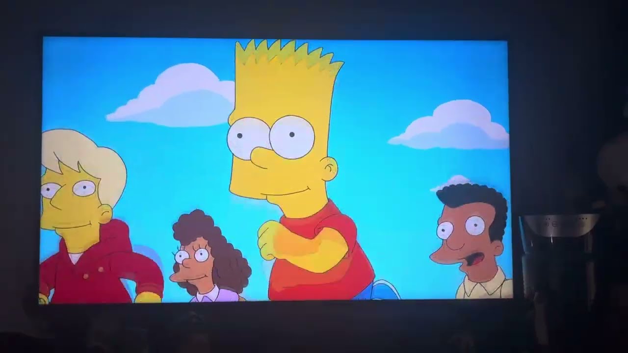 Children started the Races from The Simpsons Episode The Yellow Badge of Cowardge