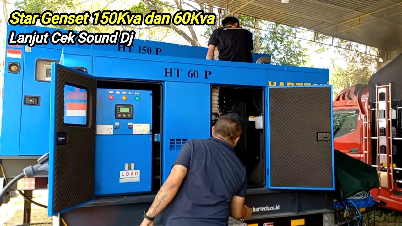 Star Genset Harteck 150 Kva dan 60 Kva Lanjut Cek Sound Dj Bass Glerr Harco Jogja