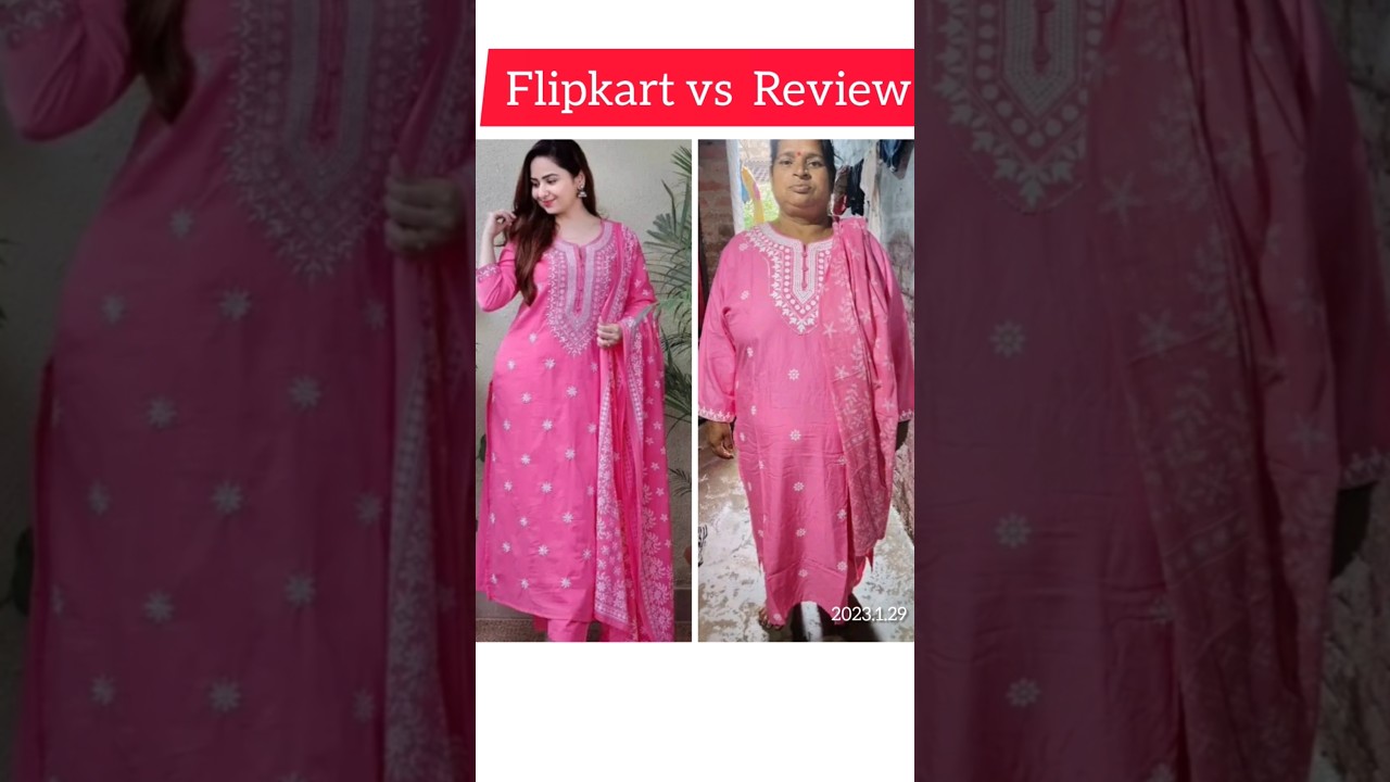 Trendy Cotton kurta with pant || Plus size kurtis || flipkart reviews#flipkart #fashion #shorts