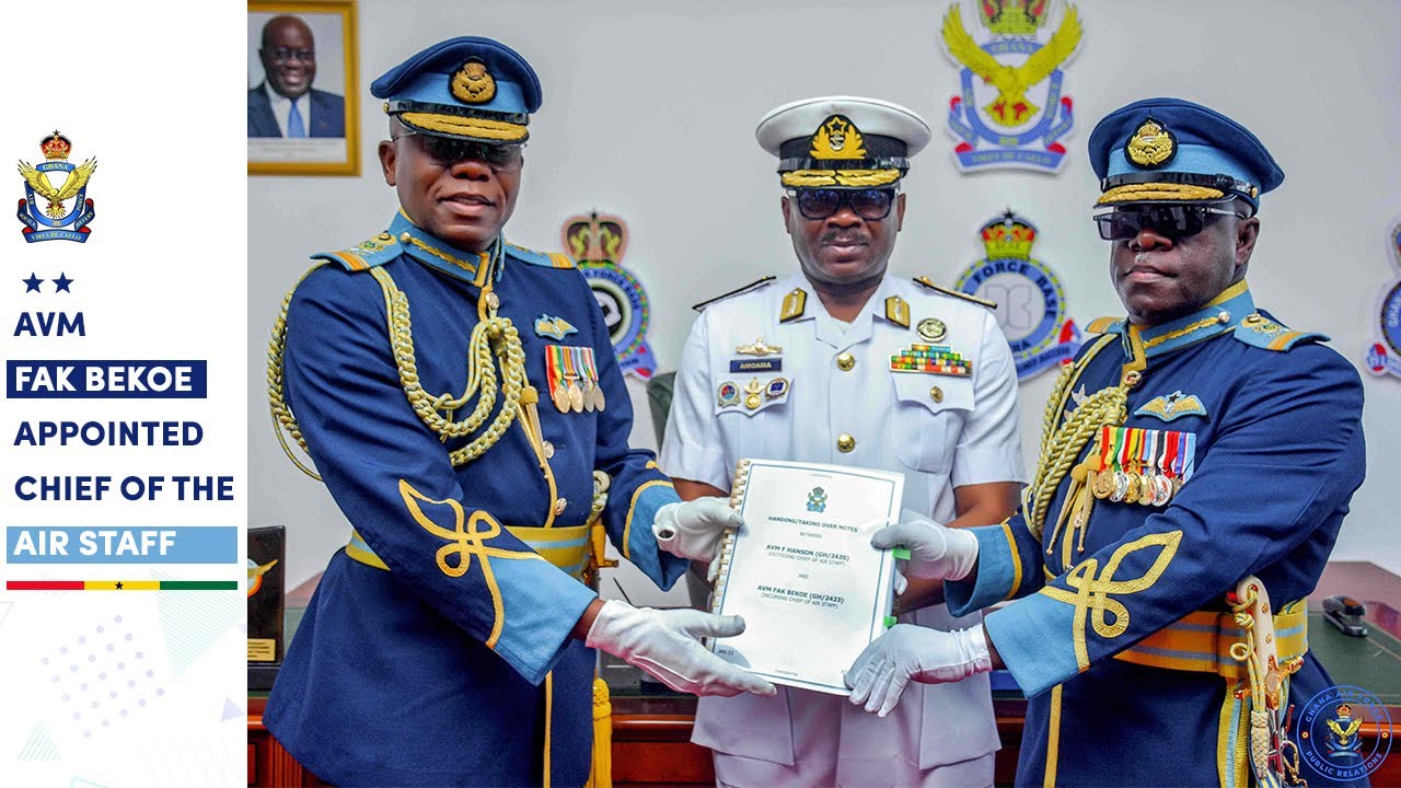 AVM FAK Bekoe Appointed Chief of the Air Staff.