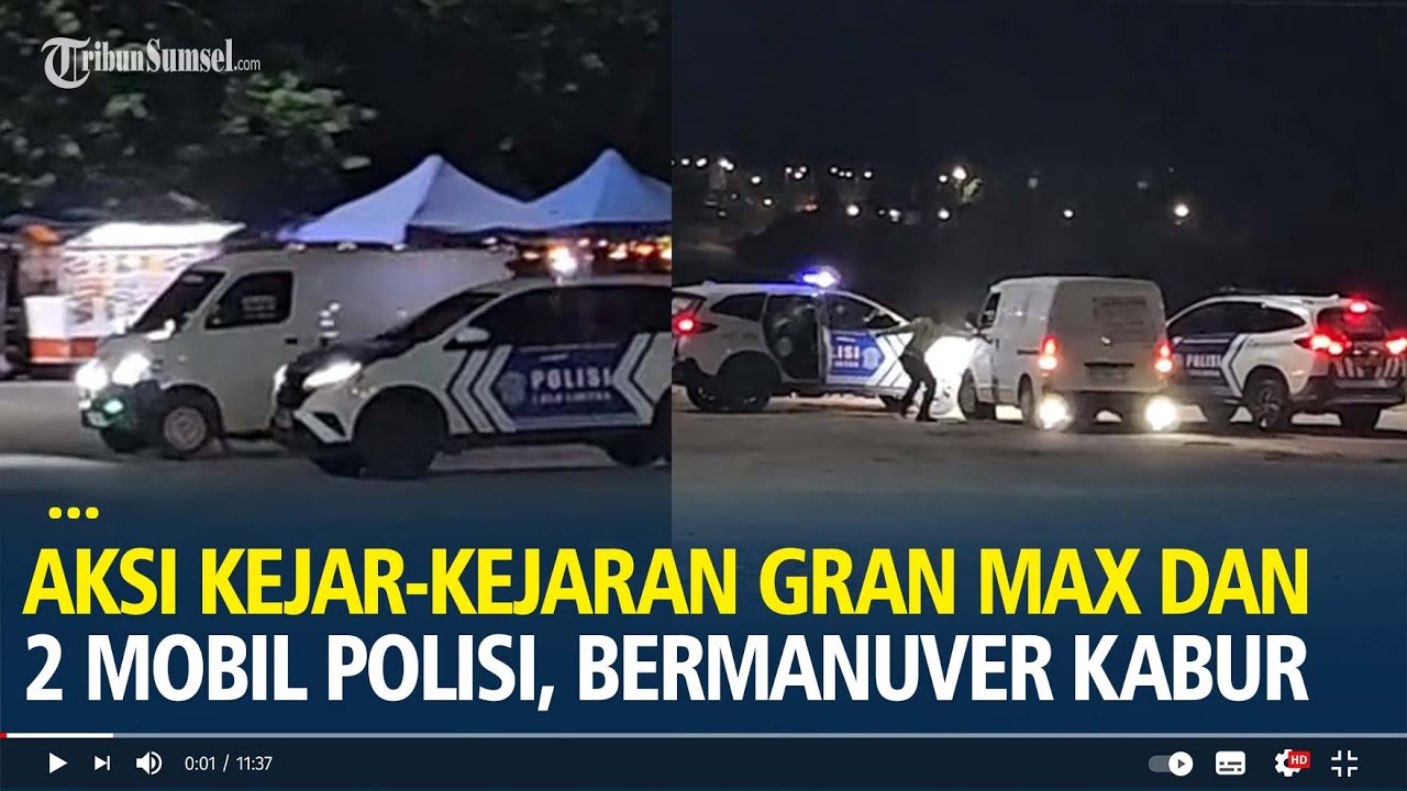Viral Aksi Kejar-kejaran Grand Max Putih dan 2 Mobil Polisi, Bermanuver Kabur Hindari Kepungan