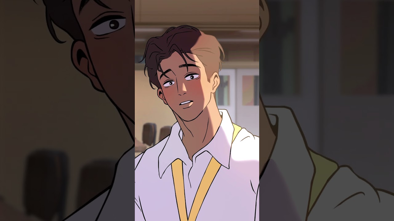 when you're in a group with your academic rival #bl #animation #oc