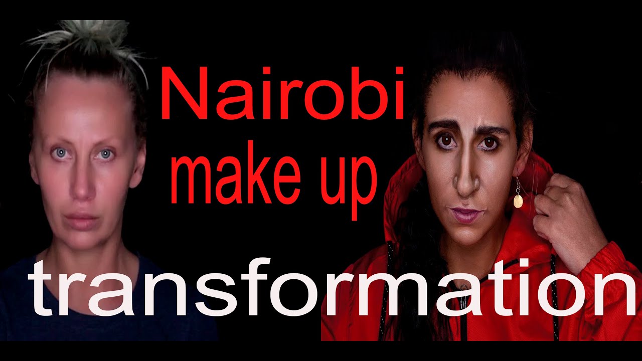 NAIROBI make up transformation - Bodypainting illusion
