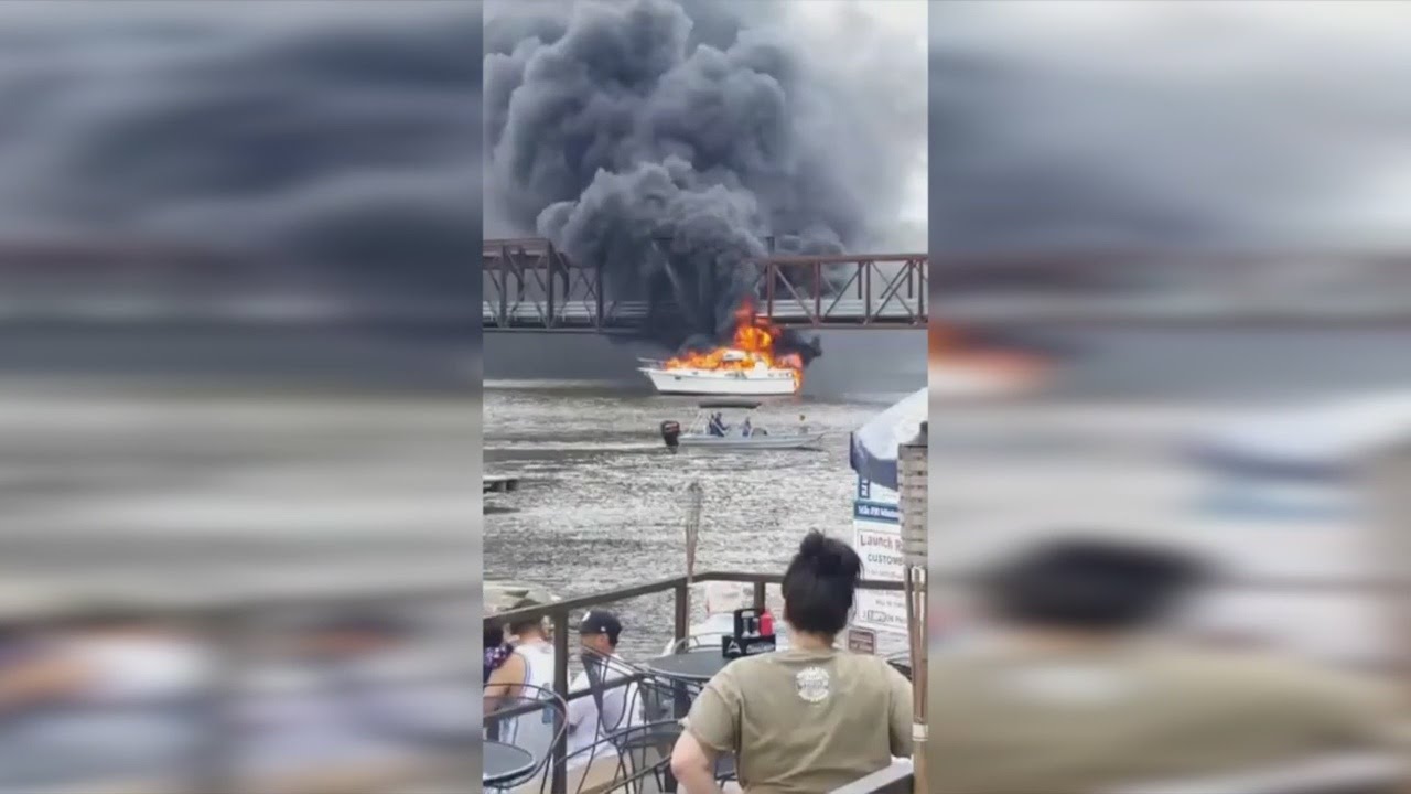 Boat Explodes At Gas Dock In Inver Grove Heights