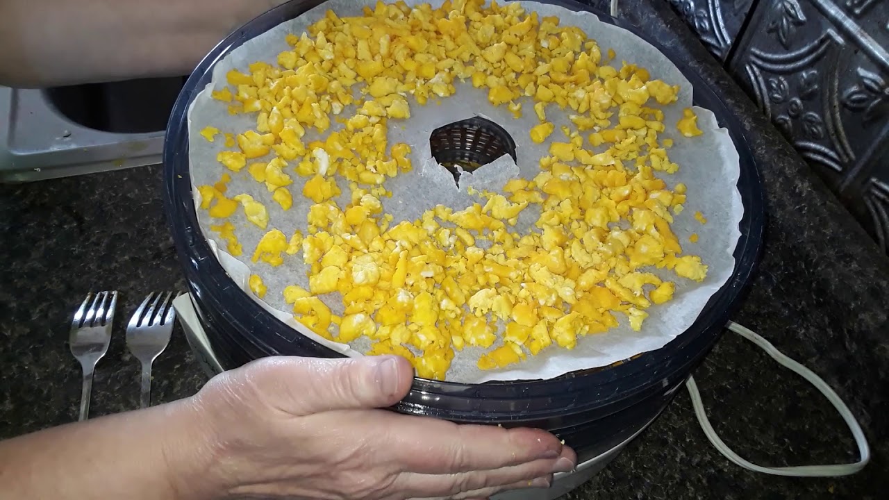 How I dehydrate eggs