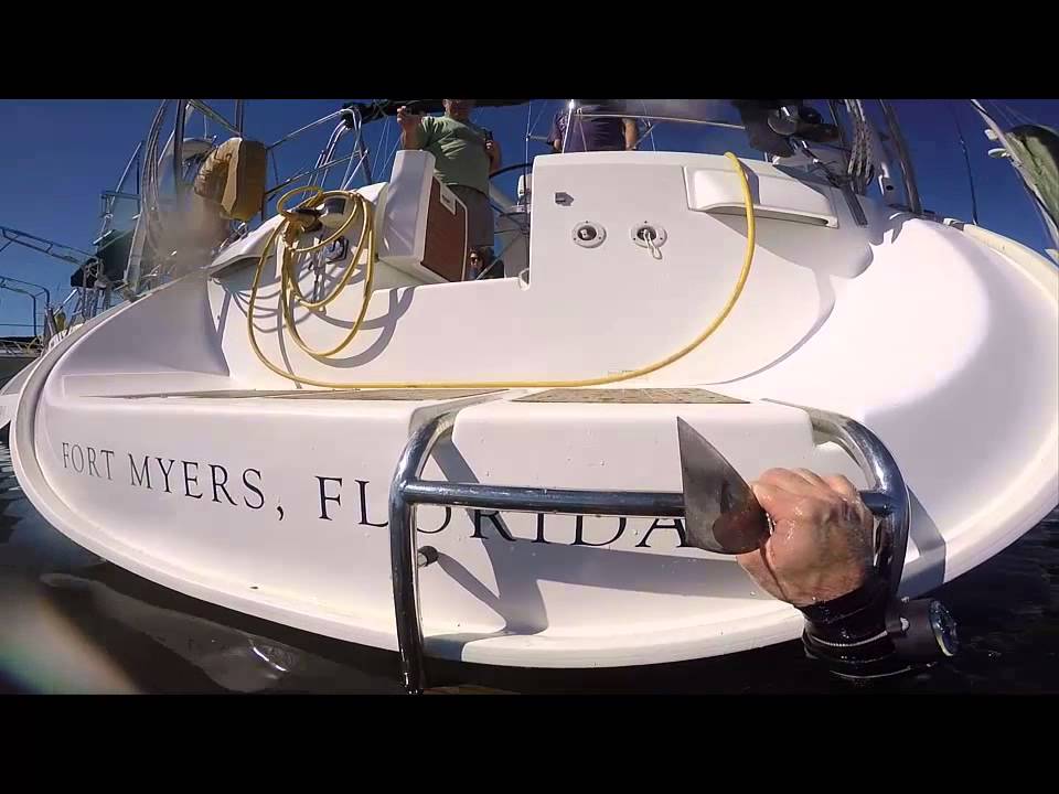 Replace a throughhull while the boat is in the water