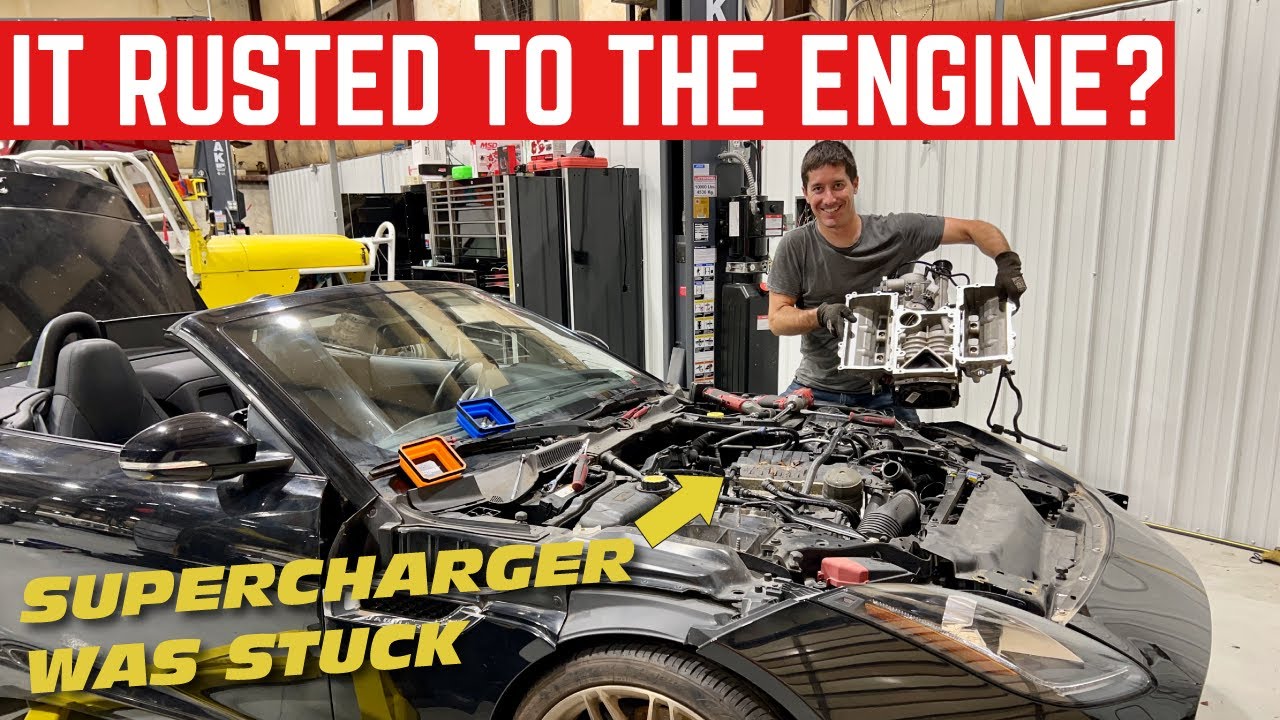 The Supercharger RUSTED On To My Jaguar F-Type ENGINE-