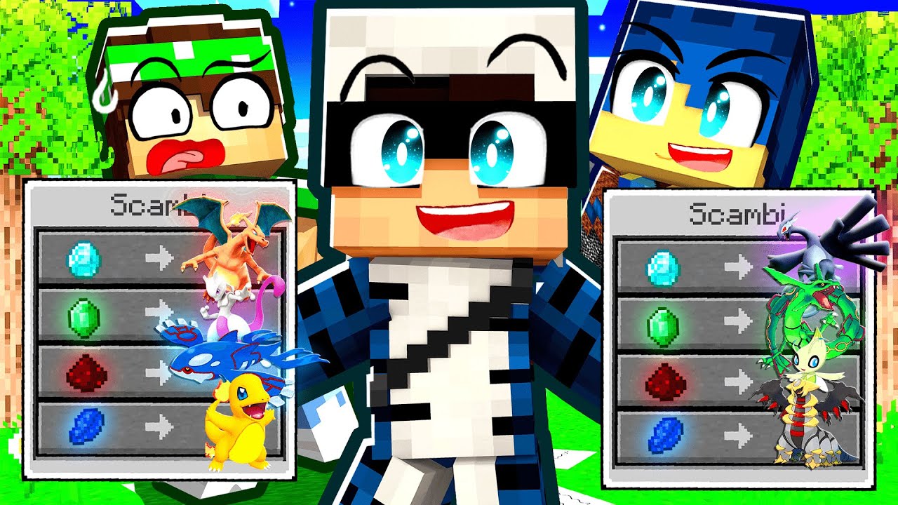 KENDAL POKEMON LEGGENDARI vs STEF POKEMON SPECIALI su MINECRAFT ITA