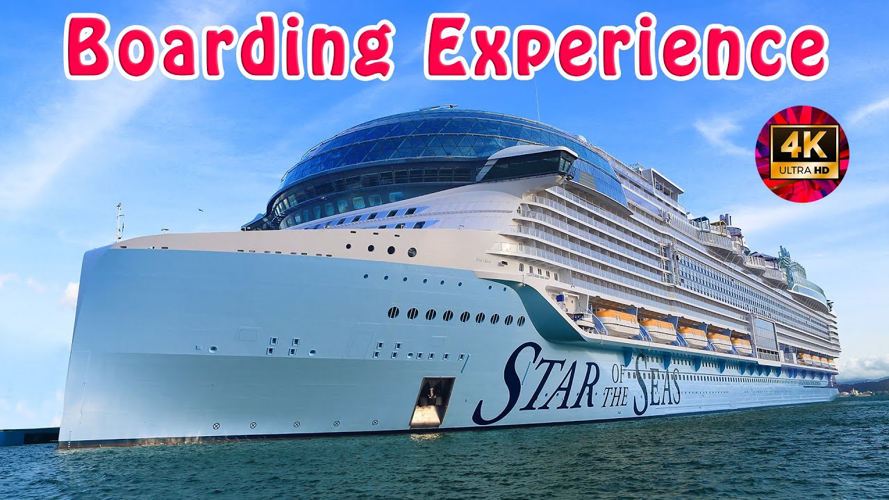 4K | Star of the Seas Boarding Experience in Port Canaveral, Florida