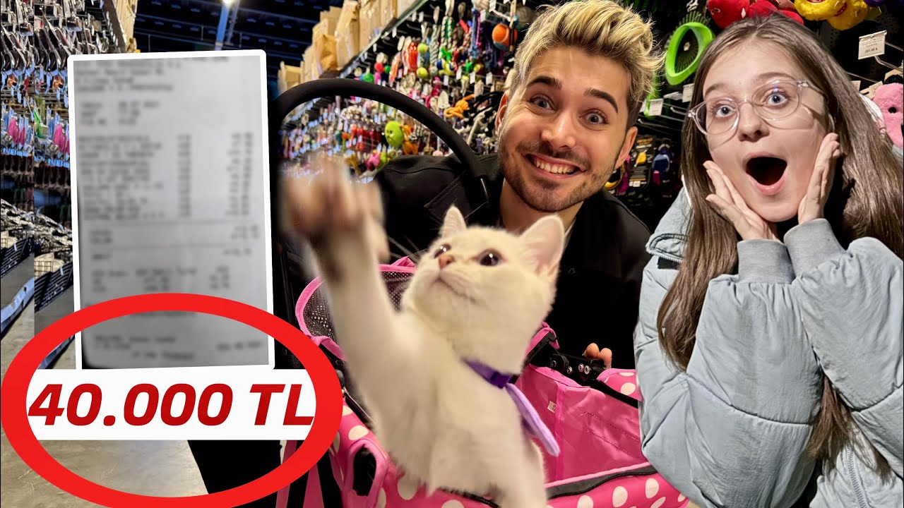 KEDİMİZİN DOKUNDUĞU HERŞEYİ SATIN ALDIK (40.000 TL)