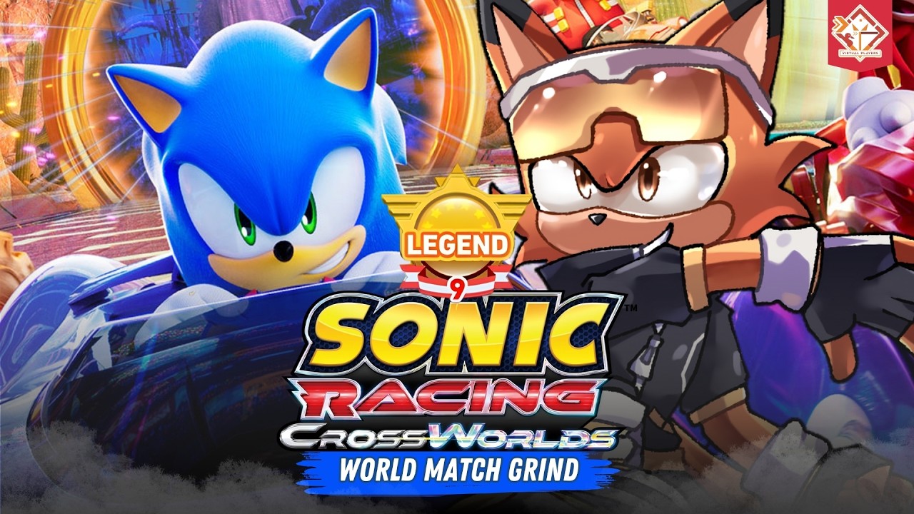 Sonic Racing: CrossWorlds | FIRST TIME BEING LEGENDARY RANK [ Hazco Fox I VPlayers ]