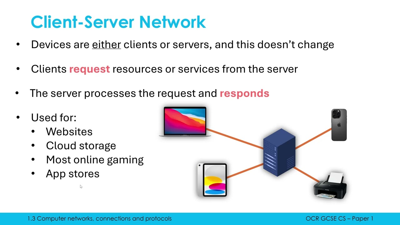 Client-Server and Peer-to-Peer Networks