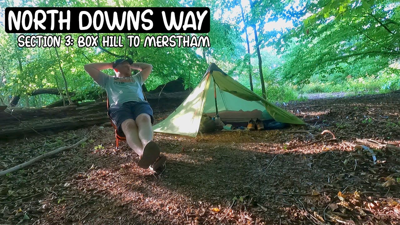 North Downs Way Section 3 Wildcamp | Box Hill to Merstham | Camp with Mike (Higgsy Bear) & Tom