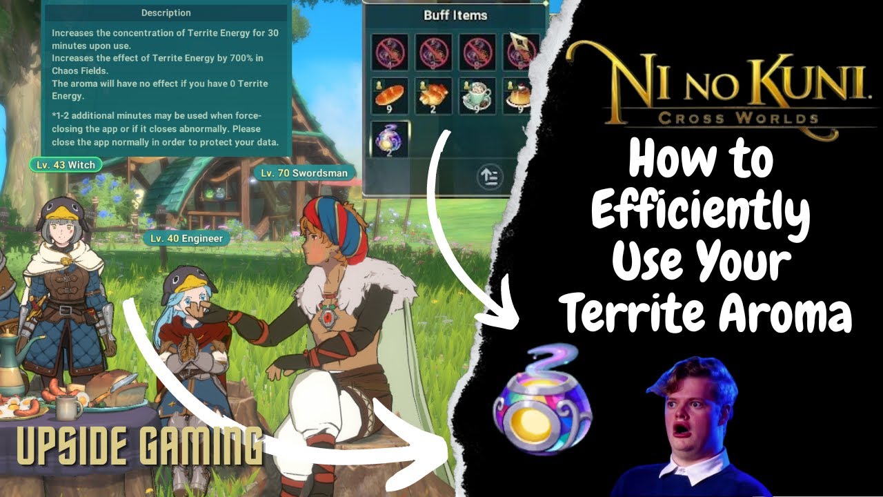 HOW TO EFFICIENTLY USE YOUR TERRITE AROMA IN NI NO KUNI: CROSS WORLDS!