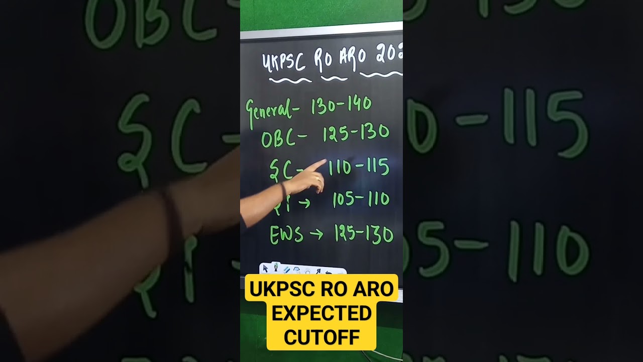 UKPSC RO ARO EXPECTED cut off #ukpscroaro #ukpsc #cutoff #statepcs #shorts