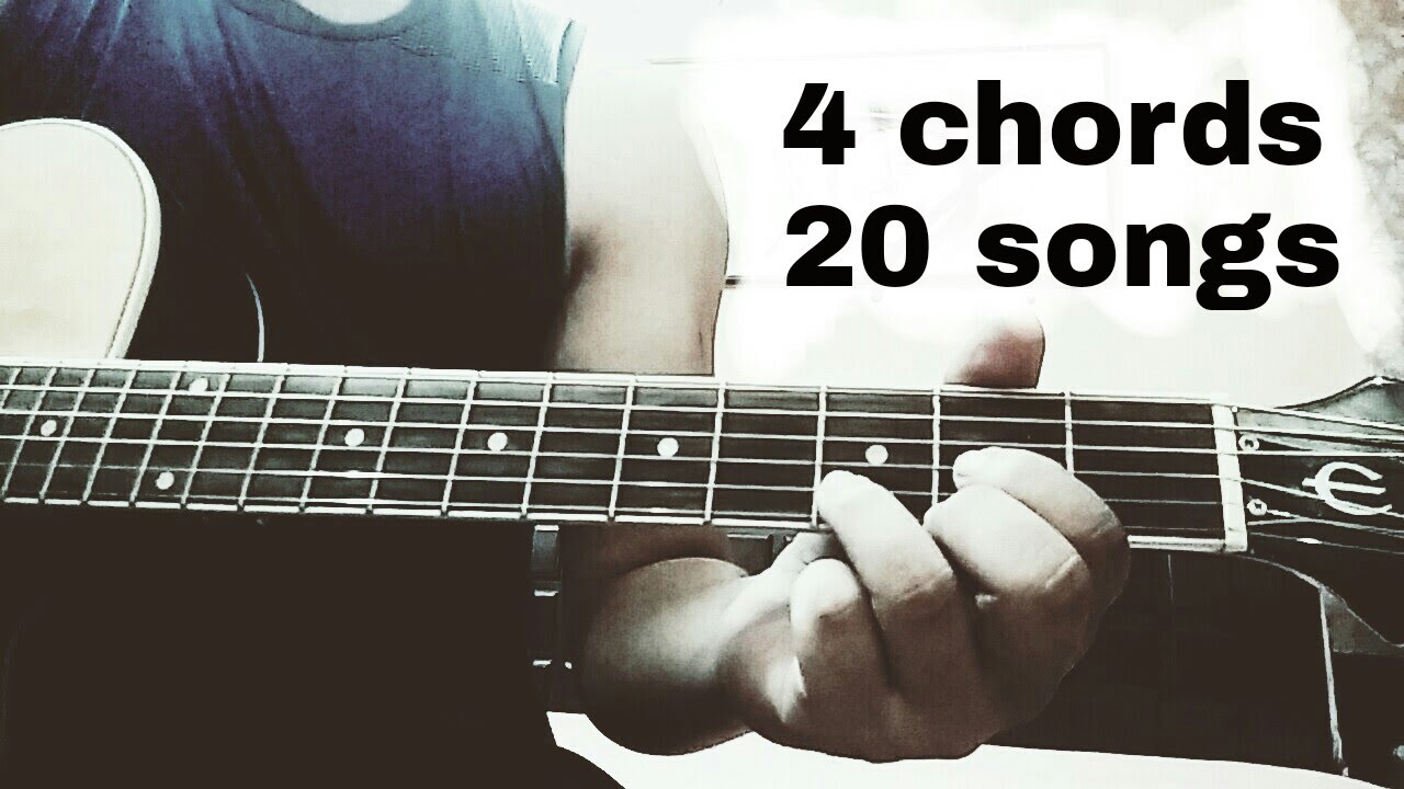 Play 20 Hindi/Bollywood songs on guitar using just 4 chords | D...Bm...G...A