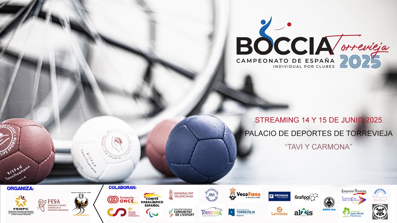 CAMPEONATO DE ESPAÑA DE BOCCIA INDIVIDUAL POR CLUBES 2025 - DOMINGO 15
