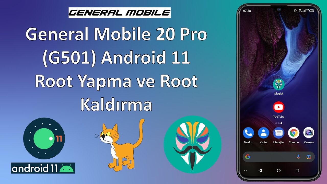 General Mobile 20 Pro - GM 20 Pro (G501) Root Yapma ve Root Kaldırma