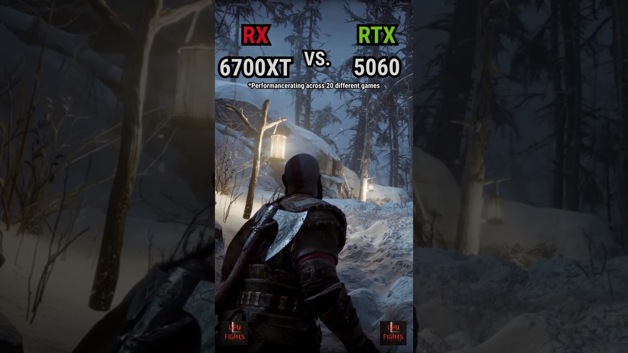 RX 6700 XT vs RTX 5060 - FPS Showdown - GPU Comparison - 1440p/1080p