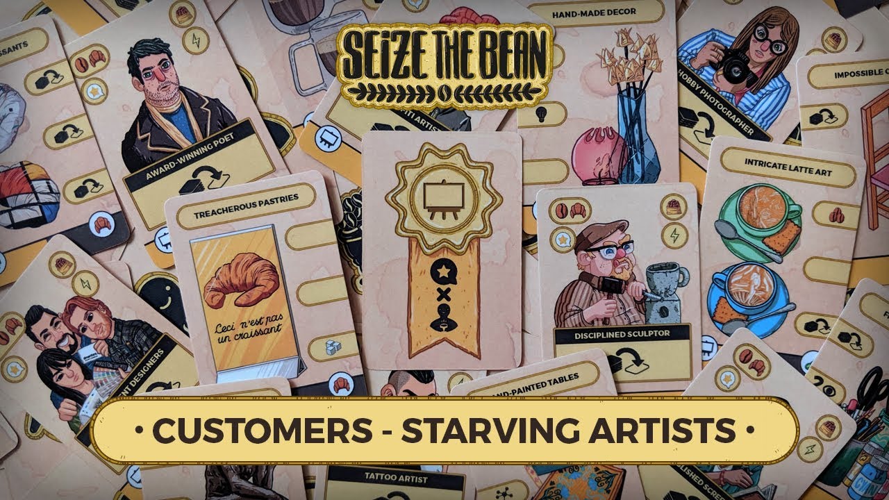 Seize the Bean Gameplay: Customers - Starving Artists