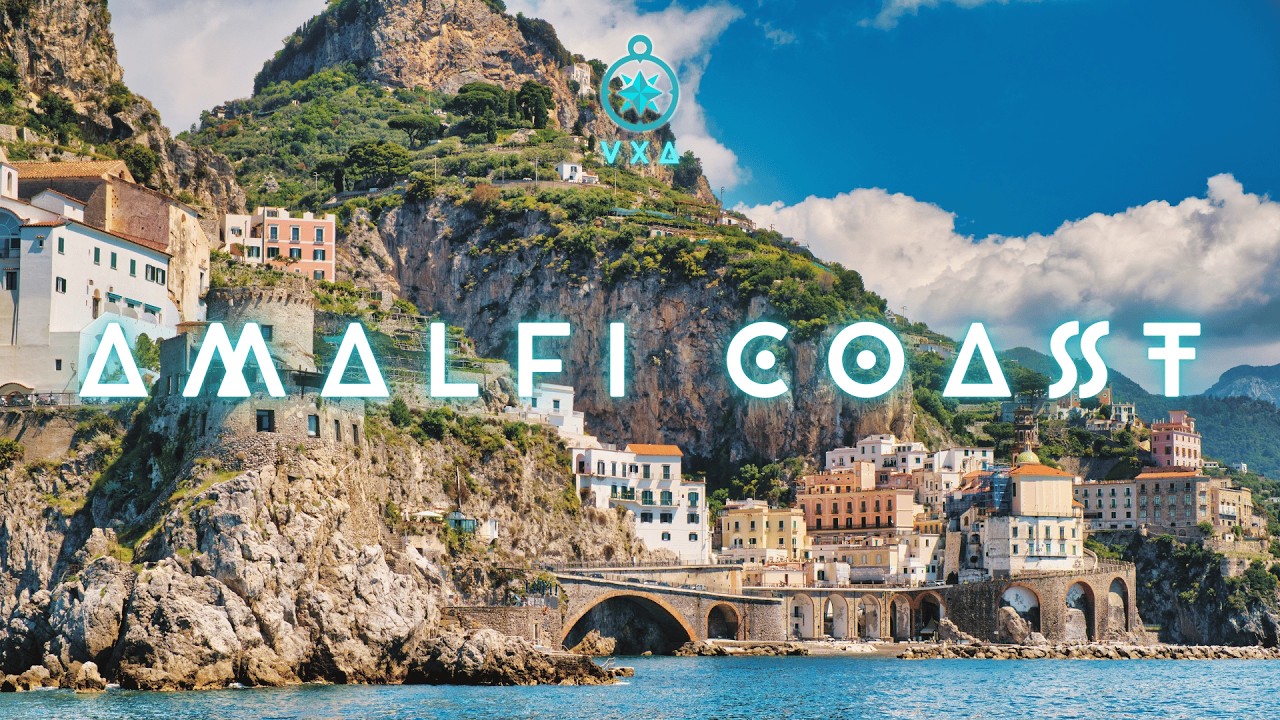 Amalfi Coast, Italy - 4K Beautiful Aereal Views