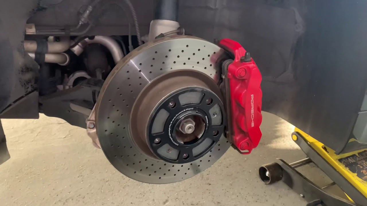BONOSS Wheel Spacer installation video for 981 Porsche Cayman 7mm/10mm