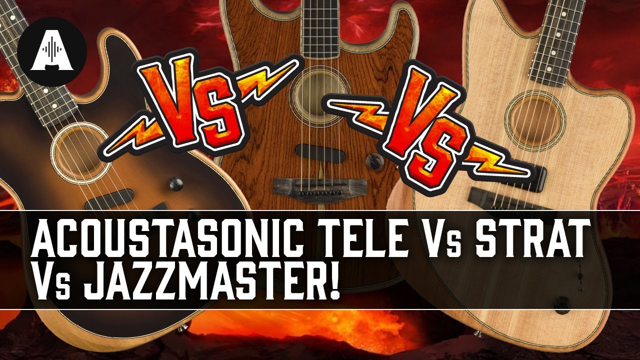 Which Fender Acoustasonic Is Best? - Tele Vs Strat Vs Jazzmaster Shootout!