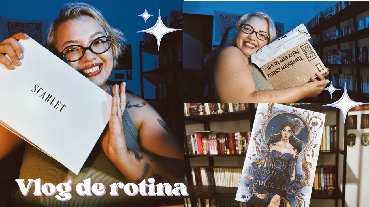 Vlog #257 | Unboxing do Box Scarlet, novos livros & nova romantasia 💕