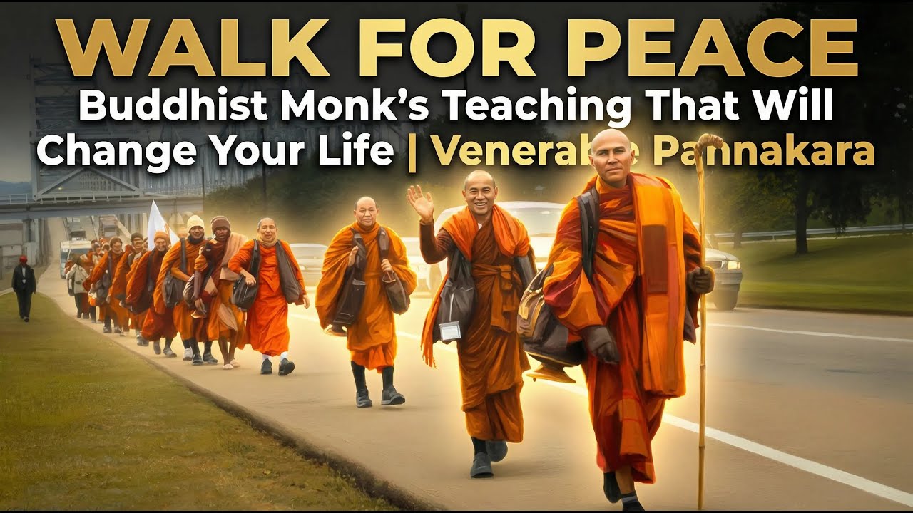 Walk for Peace: Buddhist Monk's Teaching That Will Change Your Life | Venerable Pannakara