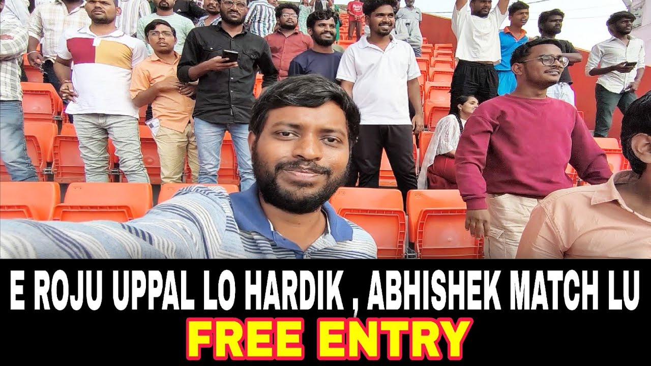 Hardik Pandya & Abhishek Sharma CRICKET FEVER at Uppal Stadium! | SMAT 2025 Hyderabad Triple-Header