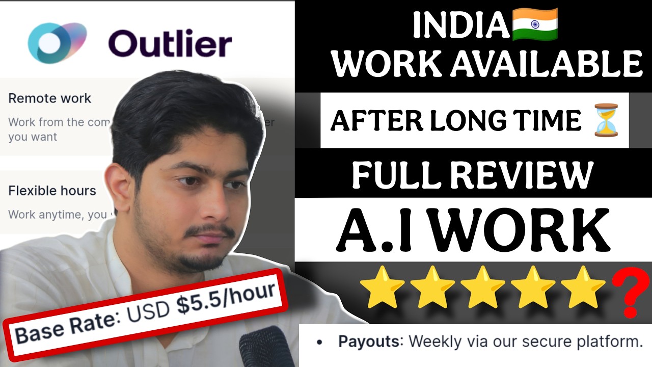 Outlier AI Work From Home Honest Review | AI Content Reviewing Job | Outlier India