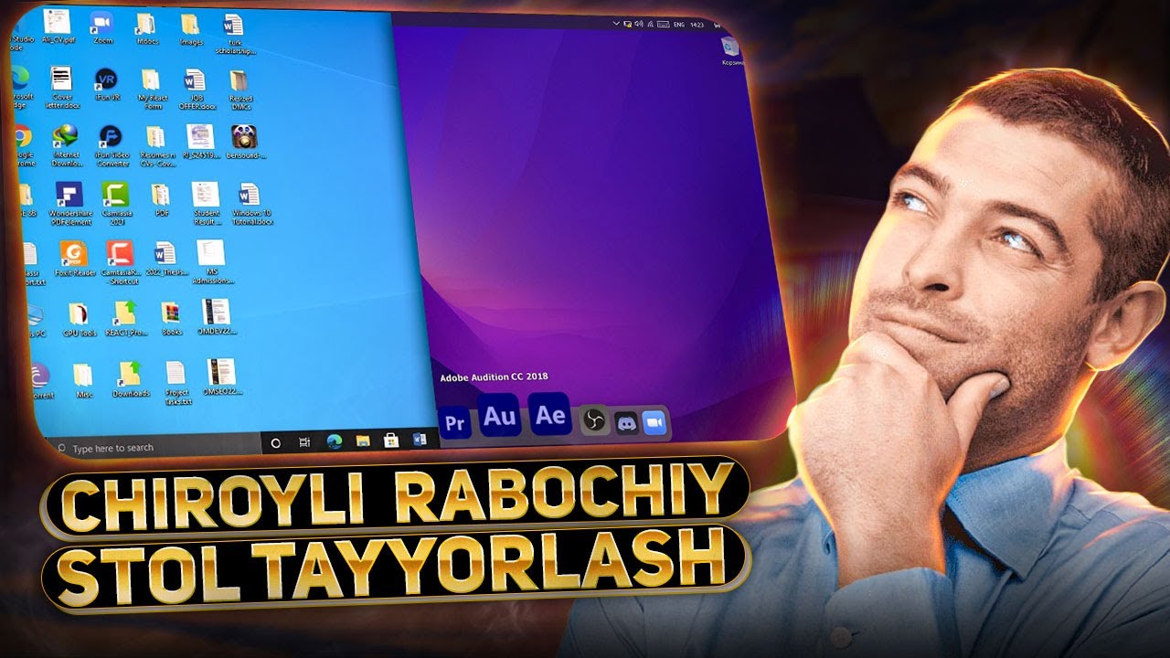 💻CHIROYLI RABOCHIY STOL YASASH | 🔥2022 - #looklike_macOS