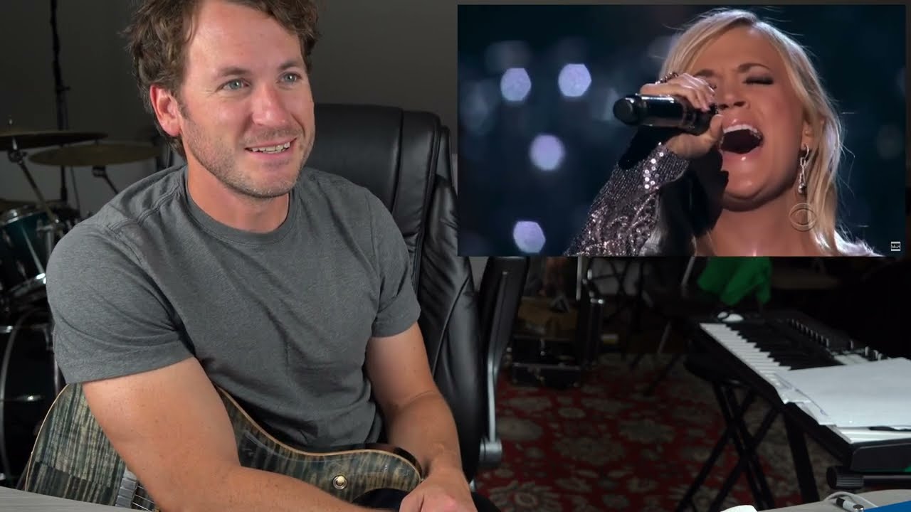 Guitar Teacher REACTS: Vince Gill & Carrie Underwood &ldquo;How Great Thou Art&rdquo; | LIVE