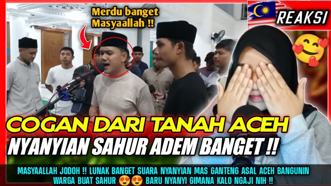 MERDU BANGET 😍😍 ❗❗🇮🇩 CARA PEMUDA ACEH BANGUNIN SAHUR WARGA BIKIN SALFOK ORG MALAYSIA 🇲🇾