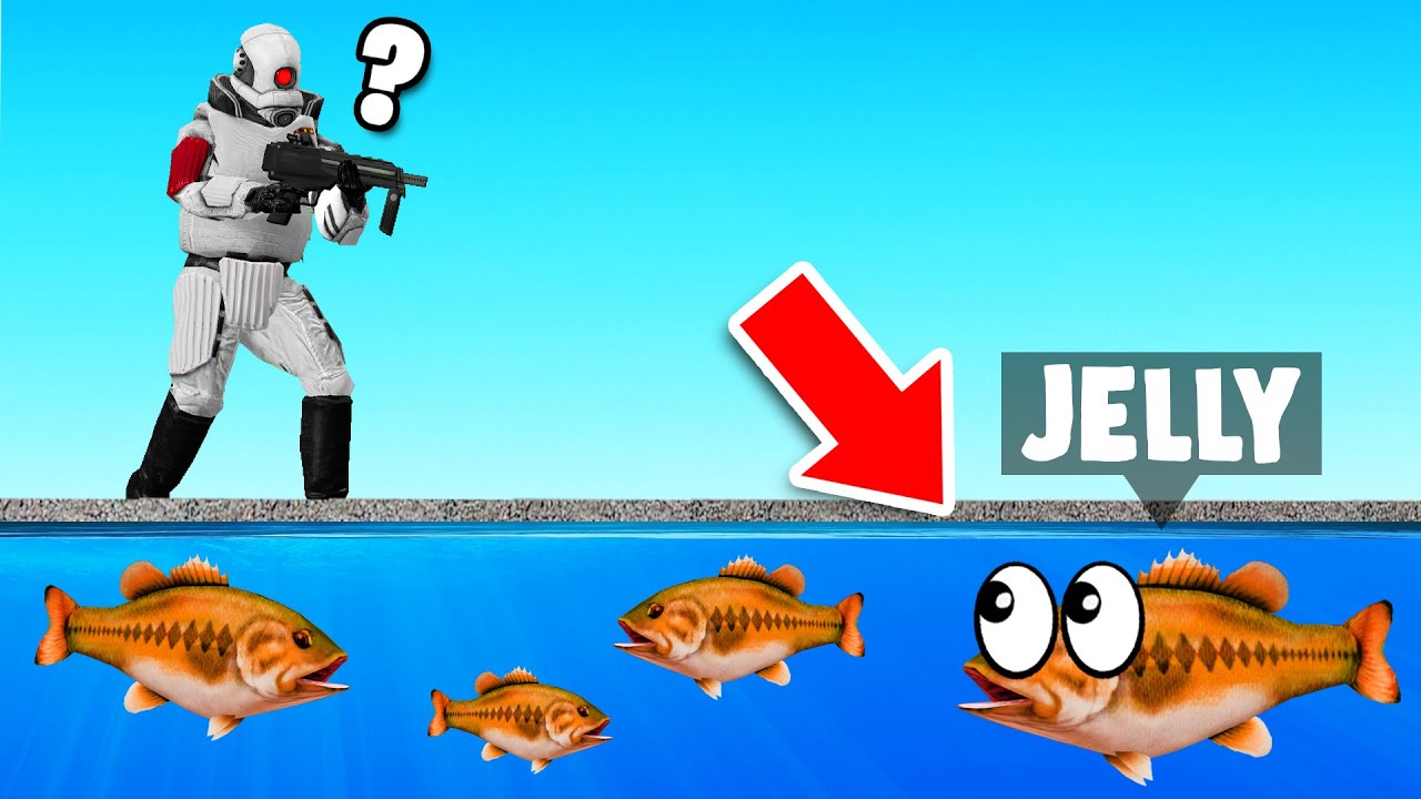 Hiding From The HUNTER As A FISH! (Gmod Prop Hunt)
