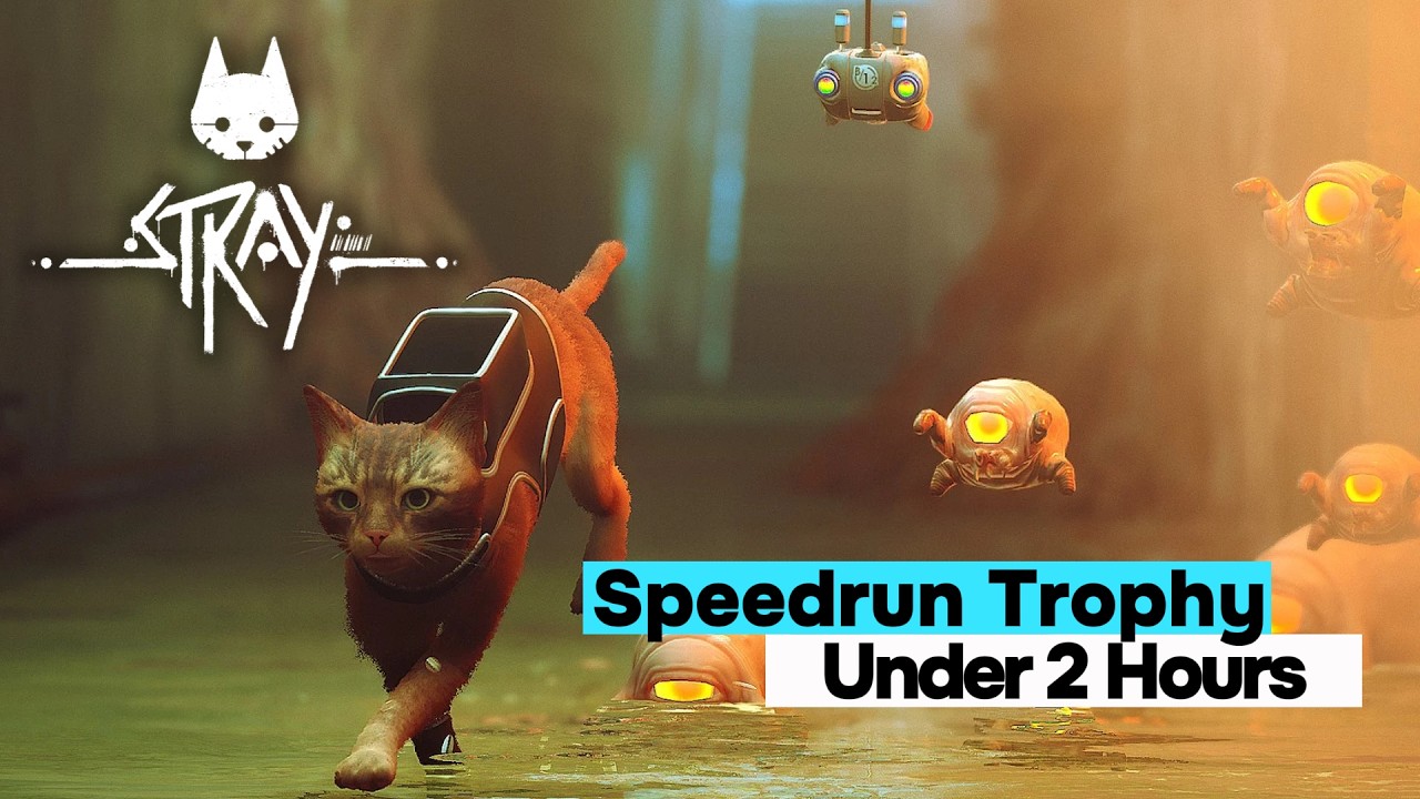 Stray Speedrun Walkthrough – Under 2 Hours Trophy Guide