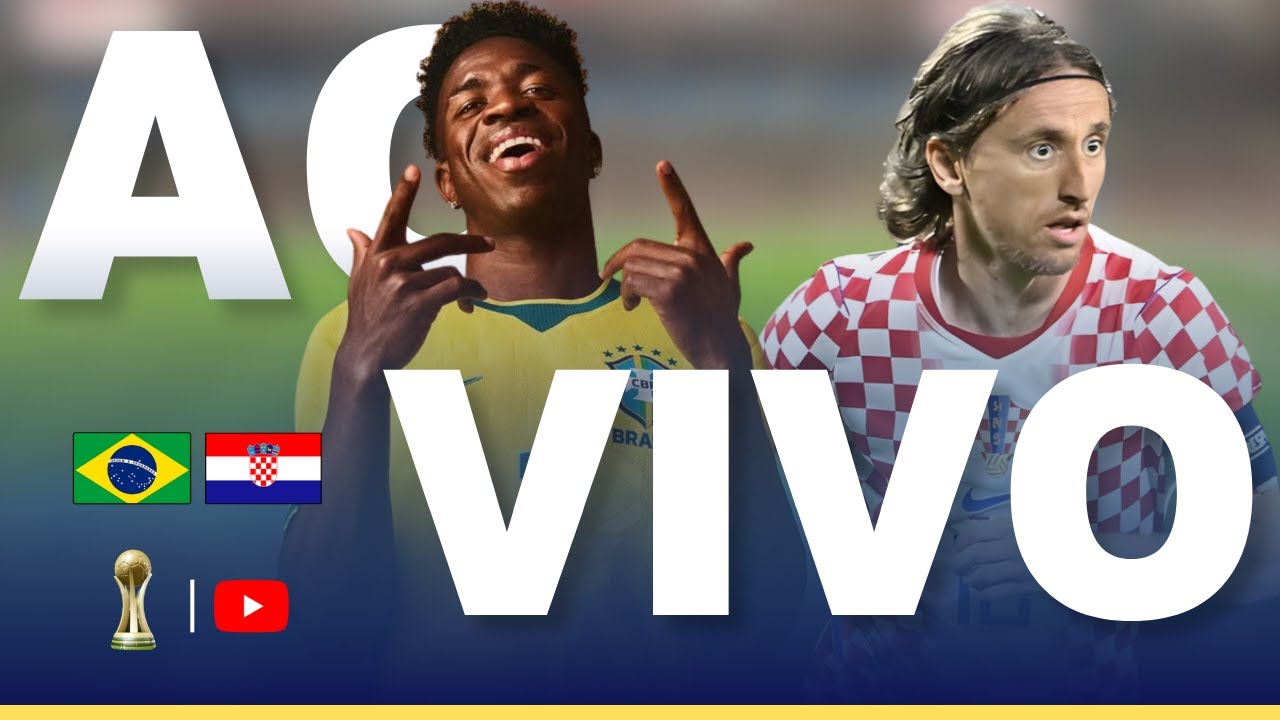 BRASIL X CRO&Aacute;CIA JOGO AO VIVO - DIRETO DO EST&Aacute;DIO - AMISTOSOS 2026 - FUTEBOL AO VIVO