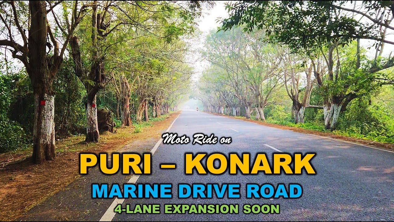 Puri - Konark Coastal Highway Moto Ride 2025 | 2-Lane to 4-Lane Expansion Expected