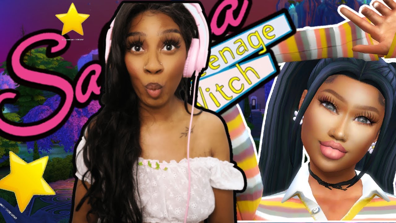 Sims 4 Except my Sim is 🌙SABRINA THE TEENAGE WITCH 🎃 | Realm of Magic Pack