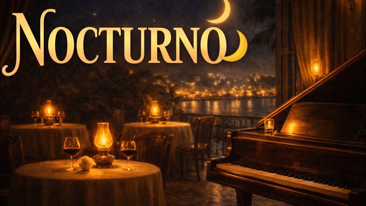 NOCTURNO 🌙 | Música Romántica Instrumental para la Noche |Piano y Cuerdas con sabor Tropical 