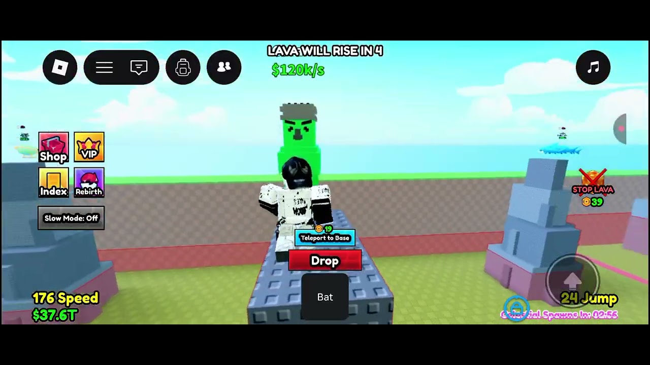 I played escape lava for brainrots 
