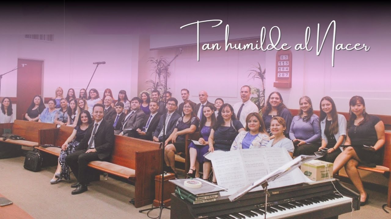 Tan humilde al nacer - Coro de la estaca Córdoba Chacabuco (Video 2: Letra)