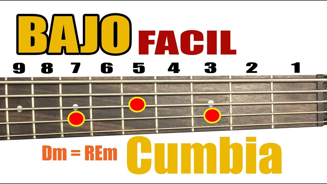 CUMBIA Tropical - Pista para que usted toque el BAJO #2 - Jimmy Alvarez