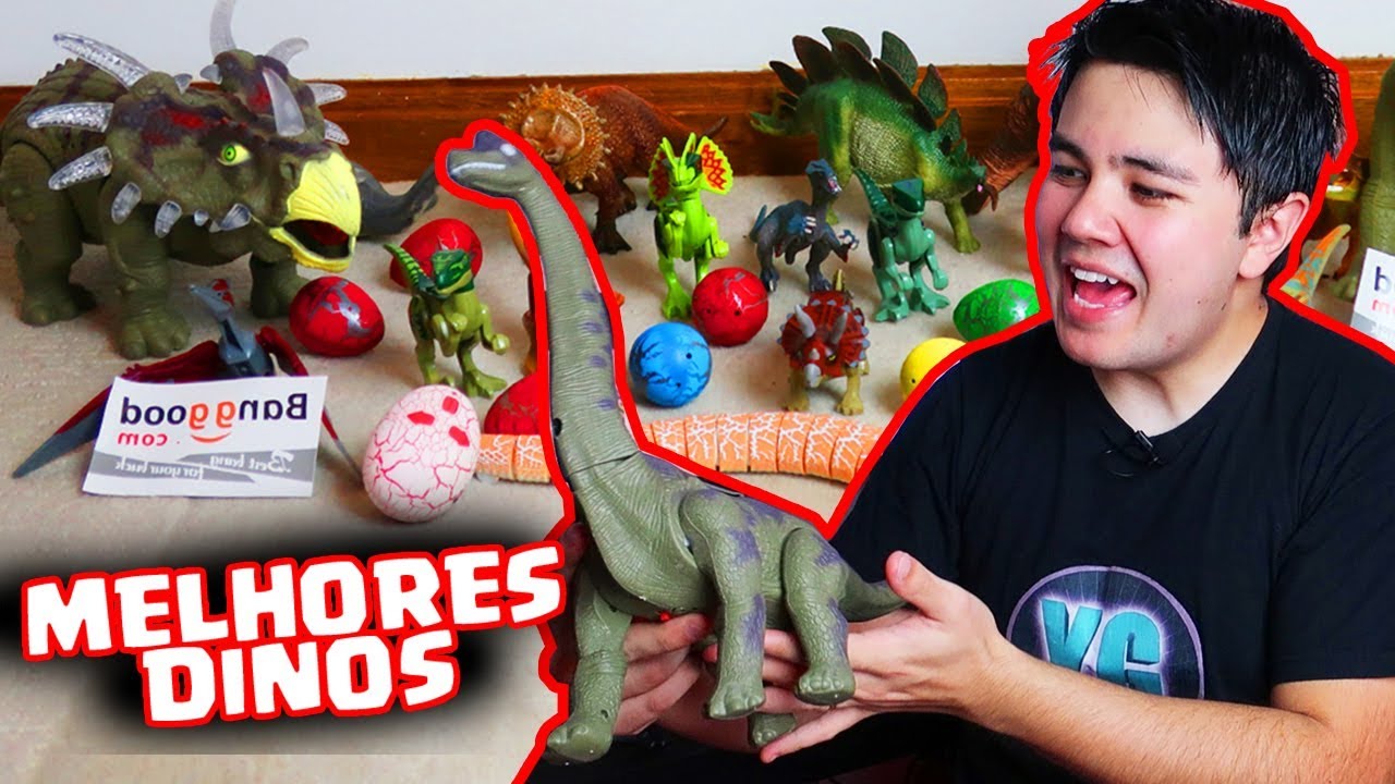 OS MELHORES BRINQUEDOS DE DINOSSAURO!