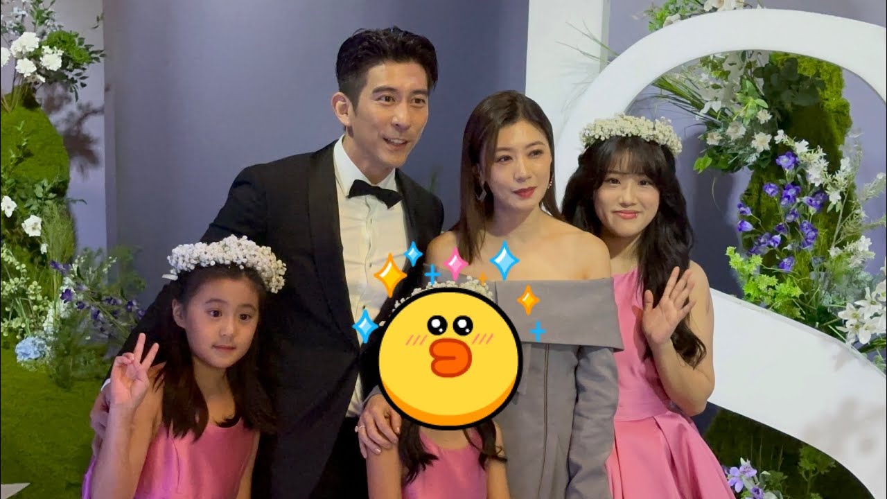 蕭敬騰世紀婚禮 賈靜雯全家都來了🥰波妞也變太美✨✨