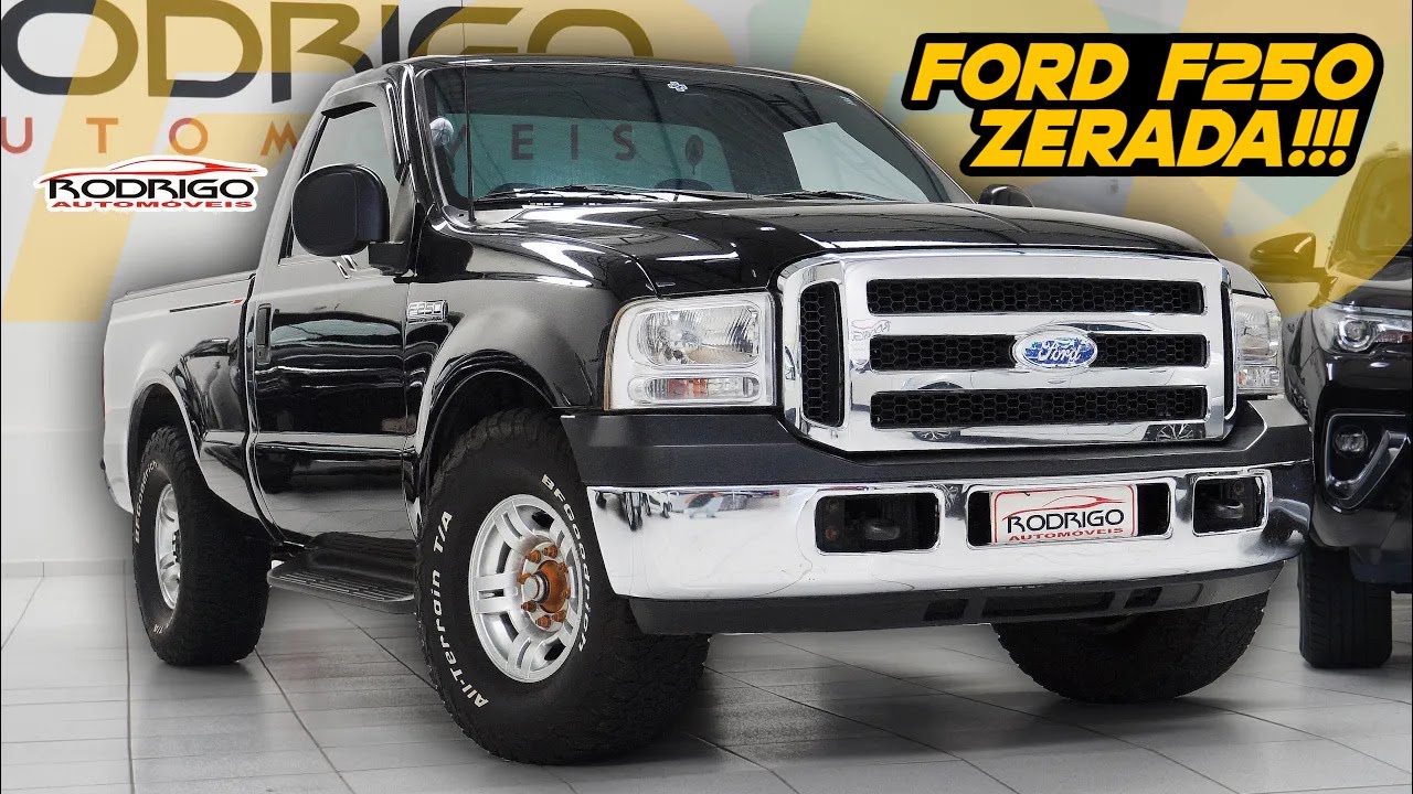PICK-UP BRUTA DE VERDADE! FORD F-250 XLT SUPER DUTY 2011!! Motor CUMMINS MELHOR QUE O MWM?