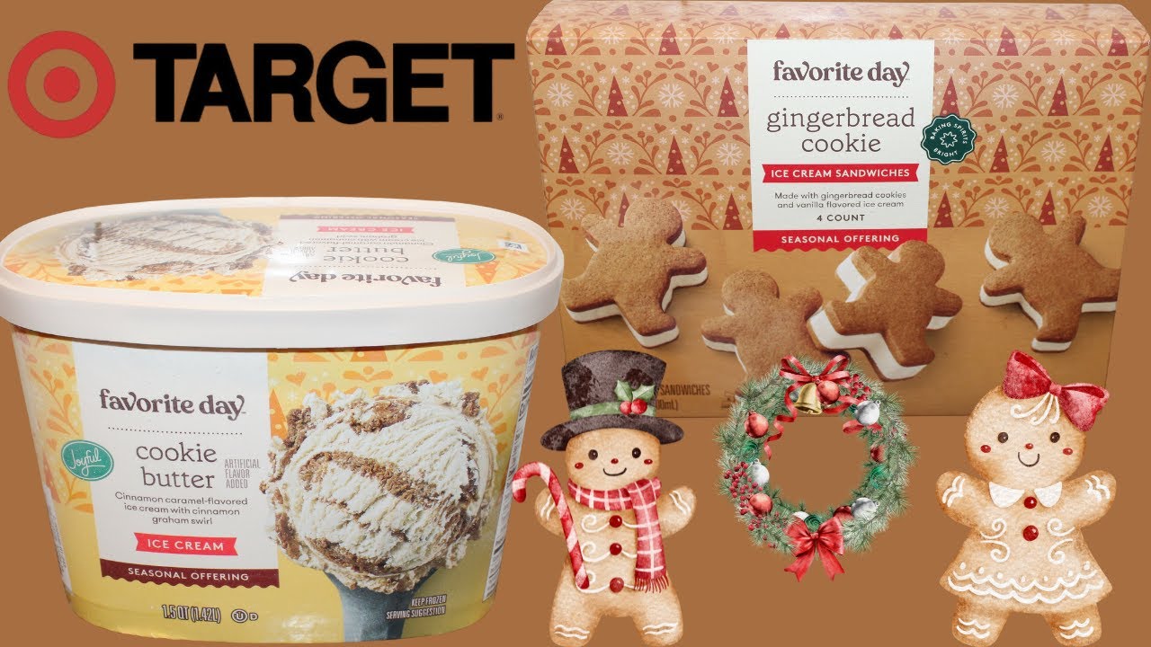 Favorite Day (Target): Cookie Butter Ice Cream & Gingerbread Cookie Ice Cream Sandwiches